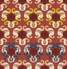 seamless chinese auspicious clouds pattern