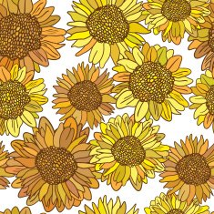 Cute floral seamless pattern background N53
