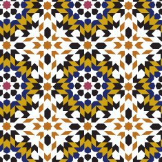 seamless islamic geometric pattern N9