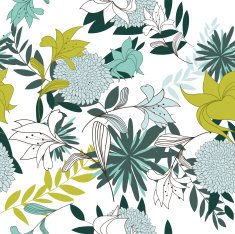 Seamless Floral Pattern N910