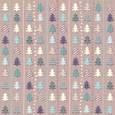 Christmas pattern in light pastel colors N8