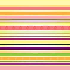 Strip pattern with colored autumn leaves bright colors Vector illustration N2