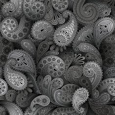 seamless pattern with paisley N23