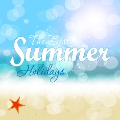 Summer holidays vector background N7