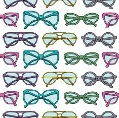 Seamless pattern with glasses N15