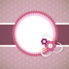 Frame in retro vintage background Vector illustration N5