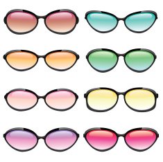 Colorful Set Of Sunglasses N2