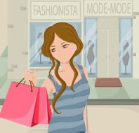 Shopping girl N139