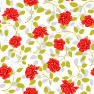 Seamless wallpaper pattern with roses N2