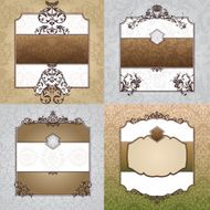 Set of Decorative Vintage frames N2