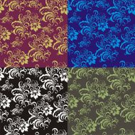 Seamless flower background
