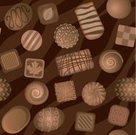 Seamless chocolate background