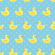vector seamless pattern with ducks N3