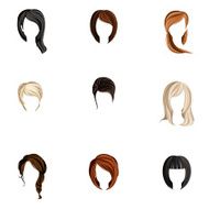 Girl hair style set N3