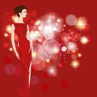 Women in evening dresses - Illustration N4