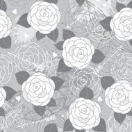 Seamless pattern with roses N42