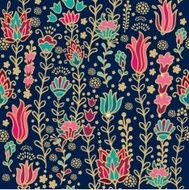 Seamless floral vector pattern N30