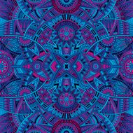 Abstract vector tribal ethnic pattern N26