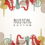 Stylish musical background N2