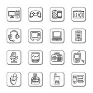 Digital Products Doodle Icons N2