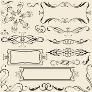 Vintage ornate set