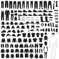 isolated clothing silhouette N2