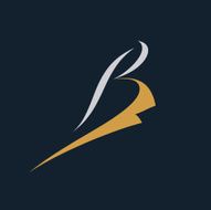 Abstract sign the letter B