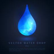 Crystal water drop N2