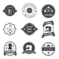 Sewing equipment label