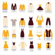 Shopping and Sale vector icons on white background