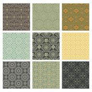 Vintage seamless patterns N4