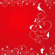 vector background in red