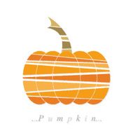 Vector of vegetable pumpkin icon N2