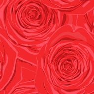 Beautiful seamless background with red roses N3