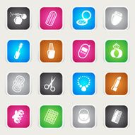 Multicolor Icons - Woman&#039;s Accessories