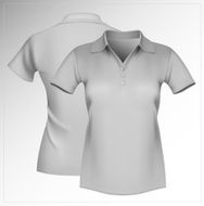 Women&#039;s Polo Shirt Template N2