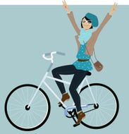 Riding a bike N3