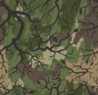 Thorn branch camouflage pattern (seamless)