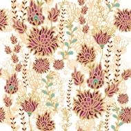 Seamless floral vector pattern N31