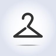 Hanger icon in vector