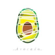 Vector of fruit avocado icon N2