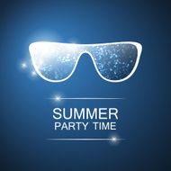 Abstract Summer Party Card Cover or Flyer Template N3