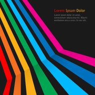 Rainbow stripes on dark background N5
