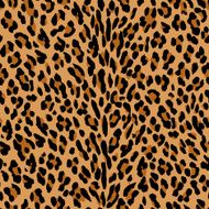 Leopard seamless skin - vector background