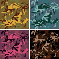 Camouflage seamless pattern N14