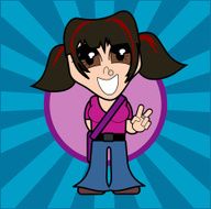 Cartoon Girl N84