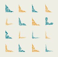 Thai Design Motifs Set 2 - Color Series