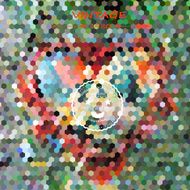 abstract colorful heart pattern background