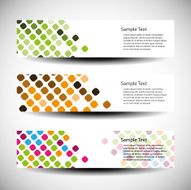 Three Abstract Header Designs N5