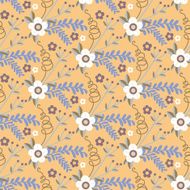 Cute floral seamless pattern background N56